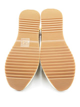 Michael Kors Monique Platform Trainers In Cream Tech Canvas Size 8 Fw0126pzdu