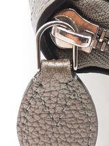 Louis Vuitton Zippy Wallet In Metallic Grey Mahina Perforated Leather Fw526psxdu