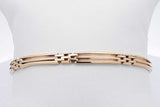14k Yellow Gold Link Bracelet 14.2 Grams 8.25 Inch Eb0926exzsa