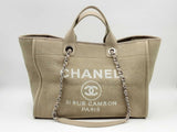 Chanel Deauville Beige Canvas Tote Bag Fw1024lexzsa