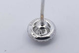 0.68cttw Diamond Stud Earrings In 14k White Gold 0.9 Grams Eb0226oxzdu