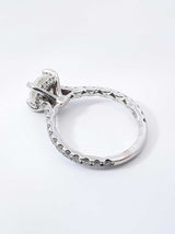 A. Jaffe 2.02 Cttw Diamond & 14k White Gold Ring 3.2 Grams Size 5.75 Fwworxdu