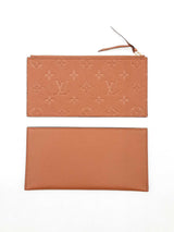 Louis Vuitton Pochette Félicie In Brown Monogram Empreinte Leather Fw1125pzxdu