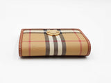 Burberry Small Folding Wallet In House Check Coated Canvas Fw0626orxdu