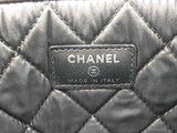 Chanel Boy O Black Leather Zipper Clutch Do0325exzde