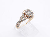 1.10 Cttw Diamond & 14k Yellow Gold Ring 3.3 Grams Size 7 Fw0824rxzdu