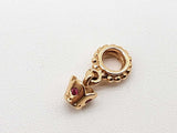 14k Yellow Gold 1.8g Crown Dangle Charm Do0526lxzde