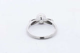 Pearl Ring In 10k White Gold 2.3 Grams Size 6 Eb0924pxsa