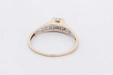 0.36cttw Diamond Ring In 14k Yellow Gold 1.7 Grams Size 9.25 Eb0926oxzsa