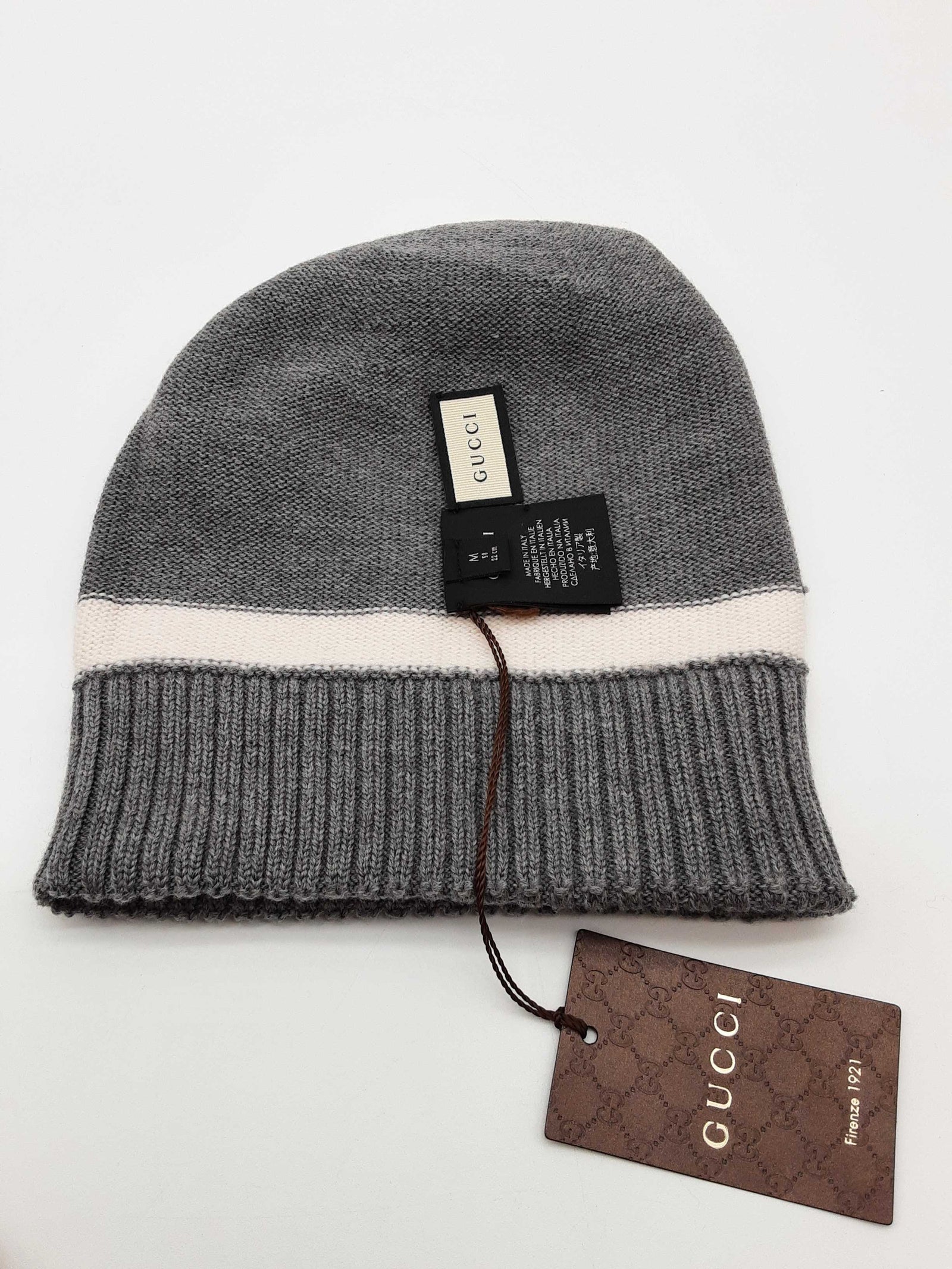 Gucci Wool Knit Cap Gray Wool hat Gucci Grey size M International in Wool - 45384686 main image 4