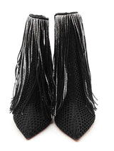Christian Louboutin Fringe Curtain Ankle Boots Size 38 Eb1125lxzdu