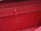 Louis Vuitton Blooming Flower Clemence Wallet In Navy Blue Monogram Empreinte Leather Fw0726lwrdu