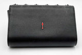 Christian Louboutin Paloma Black Leather Clutch Eb1224oxzdu