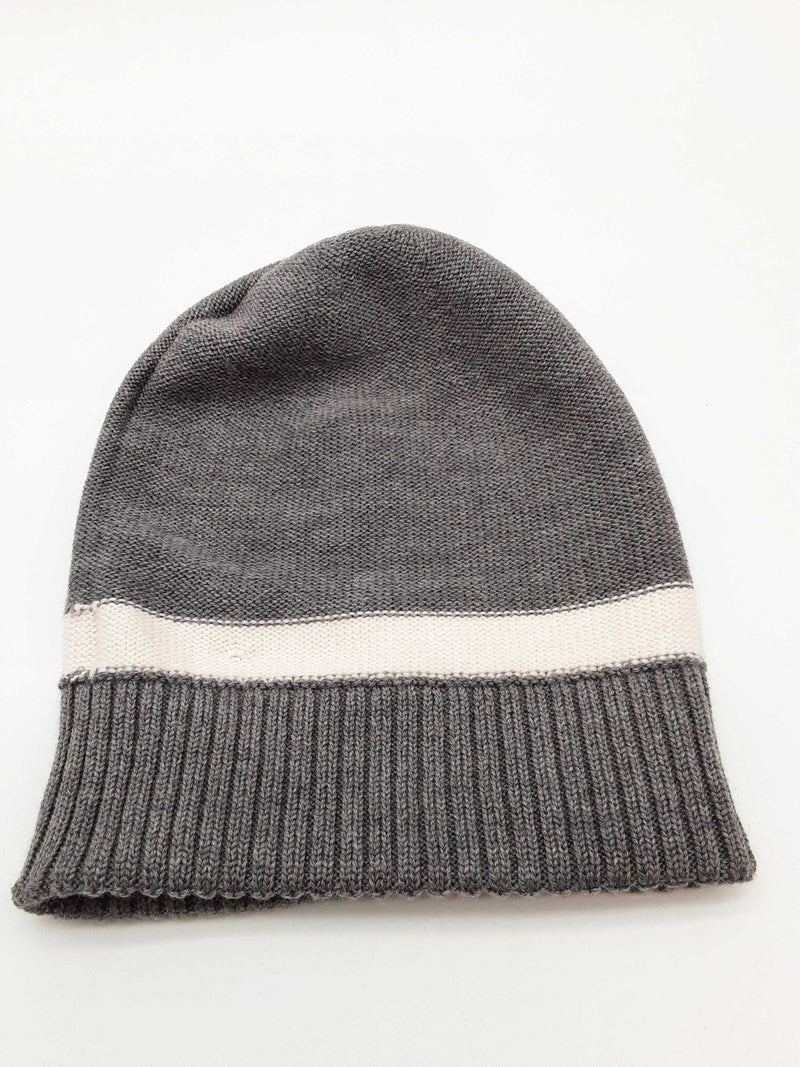 Gucci 494598 4g206 1278 Knit Gray Wool Beanie Size M Do0425oxzde