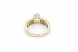 1.12cttw Diamond Ring In 14k Yellow Gold 4.9 Grams Size 6.25 Eb1026eprsa