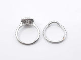 Neil Lane 1.35 Cttw Diamond & 14k White Gold Bridal Set 5.3g Size 5 Fw0326rxzdu