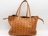 Mcm Visetos Coated Canvas Tote With Pochette Brown Aa0826orzsa