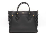 Louis Vuitton On My Side Mm Black Leather Tote Bag Fw0525lczxdu