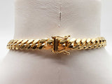 14k Yellow Gold 89.1g Solid Cuban Chain 24 In Do0924pcxzde