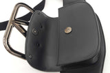 Valentino Garavani Black Leather Supervee Belt Bag Eb0326rxzde