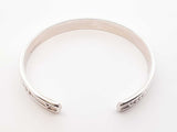 Tiffany & Co. Atlas Bangle Bracelet In Sterling Silver 21.4g 6 Inch Fw1026rzdu