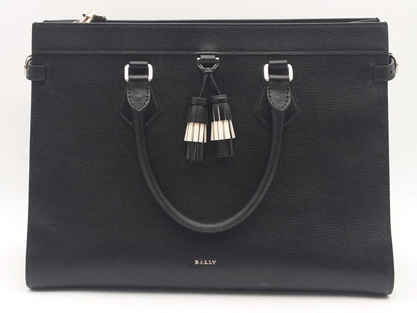 Bally Satchel Tabby Crossbody Black Aa0525ozxsa