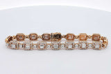 1.71cttw Diamond Tennis Bracelet 18k Yellow Gold 13.1 Grams 6 Inch Eb0526lxxzsa