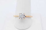 1.0ctw Lab Grown Diamond Ring In 18k Yellow Gold 3.3 Grams Size 9 Eb0626prxdu