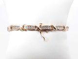3.0 Cttw Diamond Tennis Bracelet In 10k Yellow Gold 10.1 Gram 7 Inch Fw0626crxdu