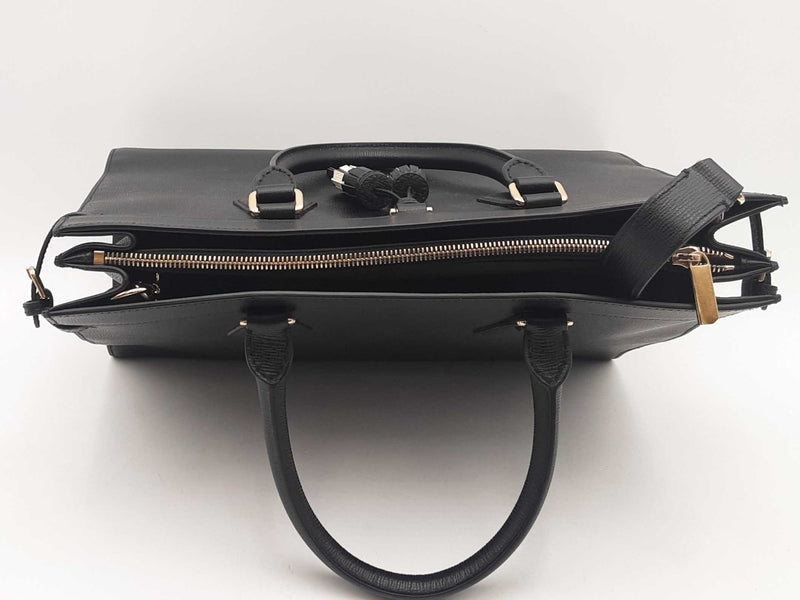 Bally Satchel Tabby Crossbody Black Aa0525ozxsa