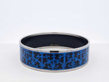 Hermès Balcons Du Guadalquivir 13mm Enamel Bangle Bracelet 8 Inch Fw0326lrxdu
