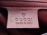 Gucci 323660 Burgandy Red Alligator Leather Bamboo Shopper Tote Do0225wpxzde