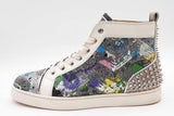 Christian Louboutin Lou Spikes Sequin Sneakers Eu Size 42 Eb0626lxzde