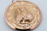 10k Yellow Gold Jesus & Mary Double Sided Pendant 11.9 Grams Eb0726rxzsa