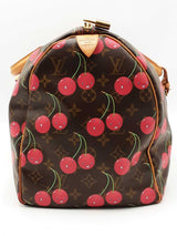 Louis Vuitton X Takashi Murakami Monogram Cerises Keepall 45 Eb0626exzsa
