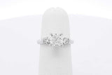 0.9cttw Diamond Ring In 14k White Gold 3.1 Grams Size 3.75 Eb0726ixzsa