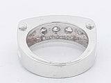 1.20 Cttw Diamond 14k White Gold 9.9 G Ring Size 6 Aa0726lzxzsa