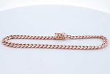10k Rose Gold Cuban Link Bracelet 15.1 Grams 8.25 Inch Eb0526cxzde