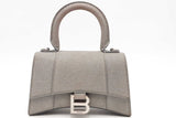 Balenciaga Sparkling Fabric Hourglass Top Handle Bag Eb0826wxzsa