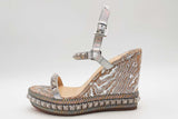 Christian Louboutin Pira Ryad Liege Laser Wavy Wedges Size 41 Eb0126lrxsa