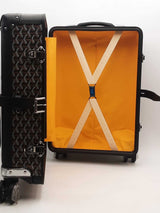 Goyard Bourget Pm Trolley Suitcase Black Aa0825erxzsa