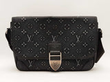 Louis Vuitton Cowhide Faded Monogram Archy Charcoal Messenger Sd0225lrzxsa