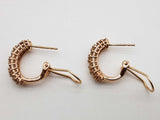 0.60 Cttw 10k Yellow Gold 4.7g Clasp Hoop Earrings Do0425oxzde
