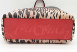 Christian Louboutin Cabata Black Leopard Ombre Leather Tote Bag Eb1125crxde