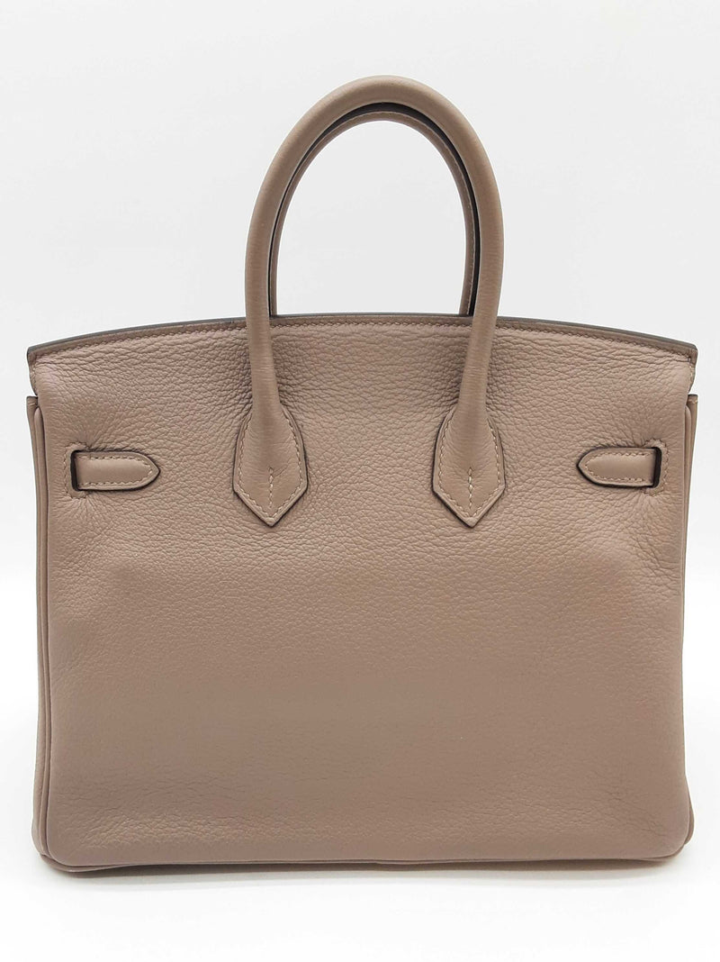 Hermes Birkin 25 Gris Asphalte Gray Togo Gold Hardware Handbag Do0925lerxzde