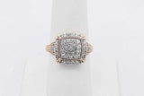 0.41cttw Diamond Ring In 10k Yellow Gold 3.8 Grams Size 7 Eb0826owrsa