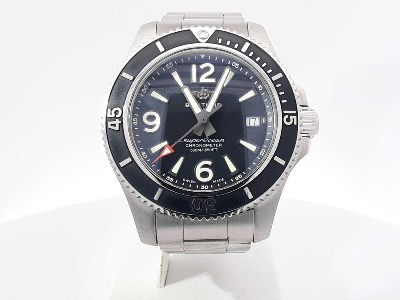 Breitling Superocean 42mm Stainless Steel Watch Aa0225lrzxsa