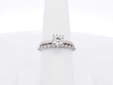 1.01 Cttw Diamond & 10k White Gold Engagement Set 3.5 Grams Size 6.5 Fw0824erxdu