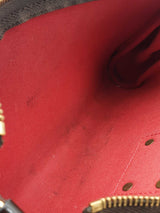 Louis Vuitton Eva Convertible Clutch In Damier Ebene Coated Canvas Fw1125wordu