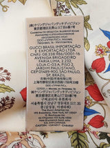 Gucci 100th Anniversary Double-sided Ivory & Red Silk Scarf Fw1225lzxdu